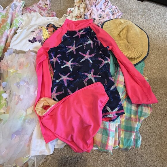 Girls Clothes Bulk Lot Disney Princess Summer Spring Size 8 Jumping Beans Knit - Picture 9 of 16